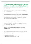 Cfl Questions And Answers With Verified Solutions Already Passed&excl;&excl;&excl;&lpar;Graded A&plus;&rpar;