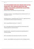 NC STATE BARBER EXAM 2025&vert; BRAND NEW ACTUAL EXAM WITH 100&percnt; VERIFIED QUESTIONS AND CORRECT SOLUTIONS&vert; GUARANTEED VALUE PACK&vert; ACE YOUR GRADES&period;