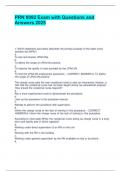 PRN 0092 Exam with Questions and Answers 2025&period;PRN 0092 Exam with Questions and Answers 2025&period;