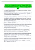 Jeppesen End Of Course Exam B &vert;&vert; With Complete Questions & Answers &lpar;Graded A&plus;&rpar;