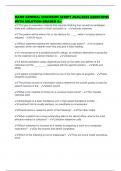 DANB GENERAL CHAIRSIDE SCRIPT 2025&sol;2026 QUESTIONS WITH SOLUTION GRADED A&plus;