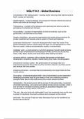 WGU FVC1 - Global Business