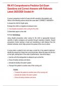 RN ATI Comprehensive Predictor Exit Exam Questions and Correct Answers with Rationale Latest 2025&sol;2026 Graded A&plus; 