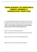 TISSUE INTEGRITY ATI QUESTIONS & CORRECT ANSWERS&sol; A&plus; GRADED&vert;LATEST UPDATE 2025