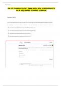 RN ATI PHARMACOLOGY EXAM WITH NGN SCREENSHOOTS  QS & AS &lbrack;LATEST UPDATED VERSION&rsqb; 