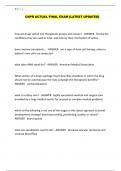 CNPR ACTUAL FINAL EXAM