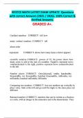NYSTCE MATH LATEST EXAM UPDATE  Questions with correct Answers &lpar;2025 &sol; 2026&rpar;&period; 100&percnt; Correct & Verified Answers&period;  GRADED A&plus;&period;