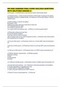 EPA RISK ASSESSOR FINAL PAPER 2025&sol;2026 QUESTIONS WITH SOLUTIONS GRADED A&plus;