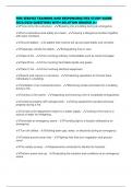 FIRE SERVICE TRAINING AND RESPONSIBILITIES STUDY GUIDE 2025&sol;2026 QUESTIONS WITH SOLUTION GRADED A&plus;
