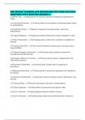 FIRE SERVICE TRAINING AND RESPONSIBILITIES EXAM 2025&sol;2026 QUESTIONS WITH SOLUTION GRADED A&plus;