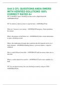 Unit 2 CFL QUESTIONS ANDA SWERS WITH VERIFIED SOLUTIONS 100&percnt; CORRECT RATED A&plus;