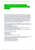 NACE CIP Level 1 NACE-CIP1-001 Training Material Exam Questions and Answers