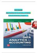 SOLUTION MANUAL For Data Analytics for Accounting&comma; 3rd Edition by Vernon Richardson&comma; Verified Chapters 1 - 9&comma; Complete Newest Version SOLUTION MANUAL For Data Analytics for Accounting&comma; 3rd Edition by Vernon Richardson&comma; Verified Chapters 1 - 9&comma; Complete Ne