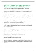 Cfl Unit 2 Vocab Questions And Answers With Verified Solutions 100&percnt; Correct&excl;&excl;&excl;