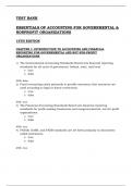 Essentials of Accounting for Governmental & Nonprofit Organizations &vert; Test Bank &vert; 15th Edition &vert; Paul A&period; Copley &vert; 9781265618902