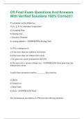 Cfl Final Exam Questions And Answers With Verified Solutions 100&percnt; Correct&excl;&excl;&excl;