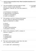 Intro to Communications Final- WGU Complete Questions And Answers 2025