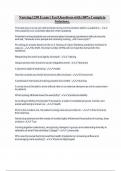 Nursing 1290 Exam 1 Test Questions with 100&percnt; Complete Solutions&period;