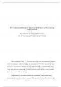 The Environmental Footprint Report and Reflections on New Learning&comma; Week 3 journalThe Univ