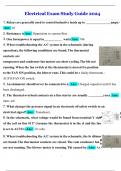 Electrical Exam Study Guide&lpar;2025&sol;2026&rpar;