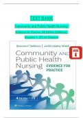 TEST BANK - DeMarco & Walsh&comma; Community and Public Health Nursing&colon; Evidence for Practice 4th Edition&comma; Verified Chapters 1 - 25&comma; Complete Newest Version