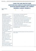 CAADC TEST AND PRACTICE EXAM  QUESTIONS 2025 COMPLETE EXAM QUESTIONS WITH  DETAILED VERIFIED ANSWERS &lpar;100&percnt; CORRECT  ANSWERS&rpar; &sol;ALREADY GRADED A&plus; 