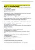 NHA CET PRACTICE EXAM 2025&sol;2026 QUESTIONS WITH SOLUTION GRADED A&plus;