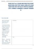 BCOR 360 Test 2 EXAM AND PRACTICE EXAM  QUESTIONS 2025 TEST BANK COMPLETE EXAM  QUESTIONS WITH DETAILED VERIFIED ANSWERS  &lpar;100&percnt; CORRECT ANSWERS&rpar; &sol;ALREADY GRADED  A&plus;