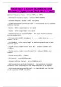 Field tech 1 Exam Questions and Answers &lpar;Spectrum field tech 1 test&rpar;