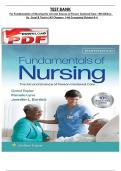 TEST BANK FOR FUNDAMENTALS OF NURSING 10 TH EDITION by Taylor LATEST UPDATE 2024 PASS A&plus;