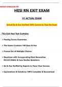 2025 HESI RN Exit Exam &lpar;V1&rpar; Actual Qs & Ans to Pass the Exam&comma; 100&percnt; Verified - PDF