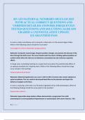 RN ATI MATERNAL NEWBORN OB EXAM 2025  WITH ACTUAL CORRECT QUESTIONS AND  VERIFIED DETAILED ANSWERS &vert;FREQUENTLY  TESTED QUESTIONS AND SOLUTIONS &vert;ALREADY  GRADED A&plus;&vert;NEWEST&vert;LATEST UPDATE  &vert;GUARANTEED PASS 