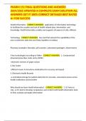 PHARM 151 FINAL QUESTIONS AND ANSWERS 2024&sol;2025 UPDATED A COMPLETE EXAM SOLUTION ALL ANSWERS GET IT 100&percnt; CORRECT DETAILED BEST RATED A&plus; FOR SUCCESS