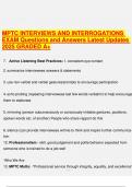 MPTC INTERVIEWS AND INTERROGATIONS EXAM Questions and Answers Latest Updates 2025 GRADED A&plus;