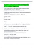 CLEET LEDT EXAM WITH COMPLETE SOLUTIONS VERIFIED