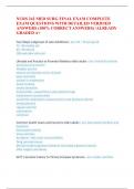 NURS 242 MED SURG FINAL EXAM COMPLETE EXAM QUESTIONS WITH DETAILED VERIFIED ANSWERS &lpar;100&percnt; CORRECT ANSWERS&rpar; &sol;ALREADY GRADED A&plus;
