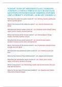 NURS207 &sol;NURS 207 MIDTERM EXAM 2 VERSIONS &lpar;VERSION A AND B&rpar; COMPLETE ACCURATE EXAM QUESTIONS WITH DETAILED VERIFIED ANSWERS &lpar;100&percnt; CORRECT ANSWERS&rpar; &sol; ALREADY GRADED A&plus;