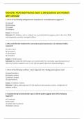 Maryville  NURS 620 Practice Exam 1 100 questions and Answers