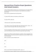 Harvard Econ Practice Exam Questions And Actual Answers&period;