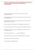 WCU PHYS 261 FINAL EXAM ACTUAL EXAM 2 LATEST VERSIONS A AND B EACH VERSION CONTAINS 100 QUESTIONS AND CORRECT DETAILED ANSWERS WITH RATIONALES&vert;AGRADE