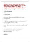 CCIM 101 - FINANCIAL ANALYSIS EXAM 2025&vert; BRAND NEW ACTUAL EXAM WITH 100&percnt; VERIFIED QUESTIONS AND CORRECT SOLUTIONS&vert; GUARANTEED VALUE PACK&vert; ACE YOUR GRADES&period;
