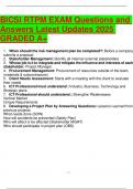 BICSI RTPM EXAM Questions and Answers Latest Updates 2025 GRADED A&plus;&period;
