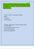 BICSI RTPM EXAM Questions AND Answers Latest Versions 2025 TOP RATED A&plus; 
