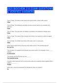 2025 BIOCHEM 210 EXAM QUESTIONS  & VERIFIED ANSWERS