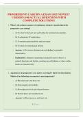 PROGRESSIVE CARE RN A EXAM 2025 NEWEST VERSION 100 ACTUAL QUESTIONS WITH COMPLETE SOLUTIONS