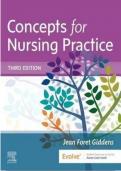 Test Bank Concepts for Nursing Practice &lpar;4TH Ed&rpar; by Jean Giddens