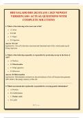 RIO SALADO BIO 202 EXAM 1 2025 NEWEST VERSION 100&plus; ACTUAL QUESTIONS WITH COMPLETE SOLUTIONS