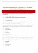 HESI Mental Health NGN Exams 2025  Version A and B