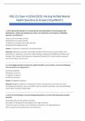 NSG 221 Exam 4 &lpar;2024&sol;2025&rpar;&colon; Herzing Verified Mental  Health Questions & Answers &lpar;Verified&rpar;