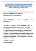 MASTER TRAINING SPECIALIST EXAM  QUESTIONS AND CORRECT DETAILED ANSWERS &lpar;VERIFIED ANSWERS&rpar; &vert;ALREADY GRADED A&plus;&vert;&vert;BRAND NEW&excl;&excl;